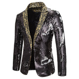 Shiny Red Sequin Shawl Collar Tuxedo Suit Blazer Men Wedding Groom Singer Prom Glitter Suit Jacket DJ