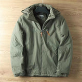Waterproof Fleece Lined Warm Jacket Outdoor Hiking Trekking Jacket With Hood