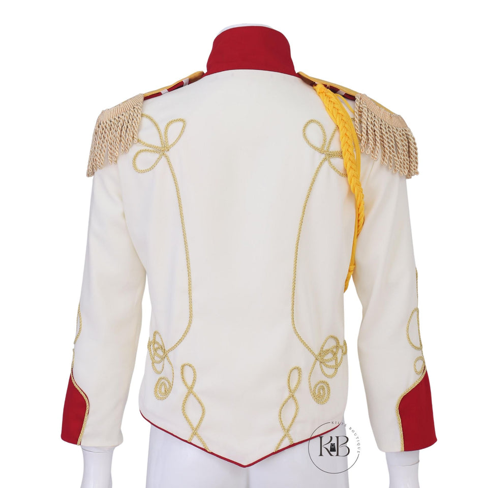 Men's American Civil War Gold Braiding Hussar Officer Jacket