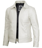 Men's Off-White Real Leather Jacket