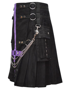 Men's Fashion Utility Kilt 100% cotton Kilt For Men
