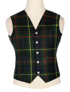 Men's Traditional 5 Button Scottish Plaid Vest