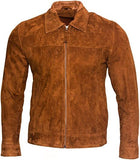  Leather Biker Shirt Jacket
