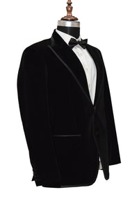 Men's Black Smoking Jackets Designer  Party Wear  Coat