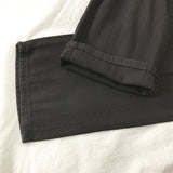 Women  Pants Straight Solid Color High Waist Trouser Fashion Girl Student Jeans