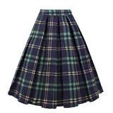  High Waist Cotton Vintage Skirts