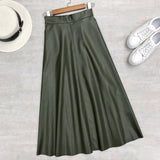 High Waist Elastic  Female Skirts