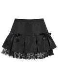 Mini Skirts Glitters Lace Mini Dress Skirt