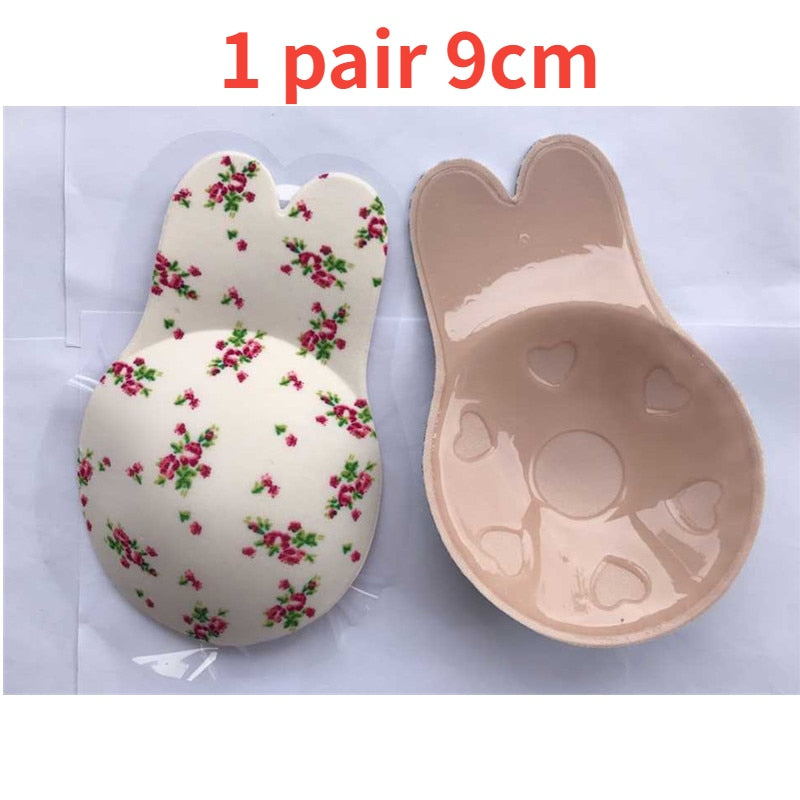 Backless Push Up Bras for Women Self Adhesive Strapless Invisible Bra