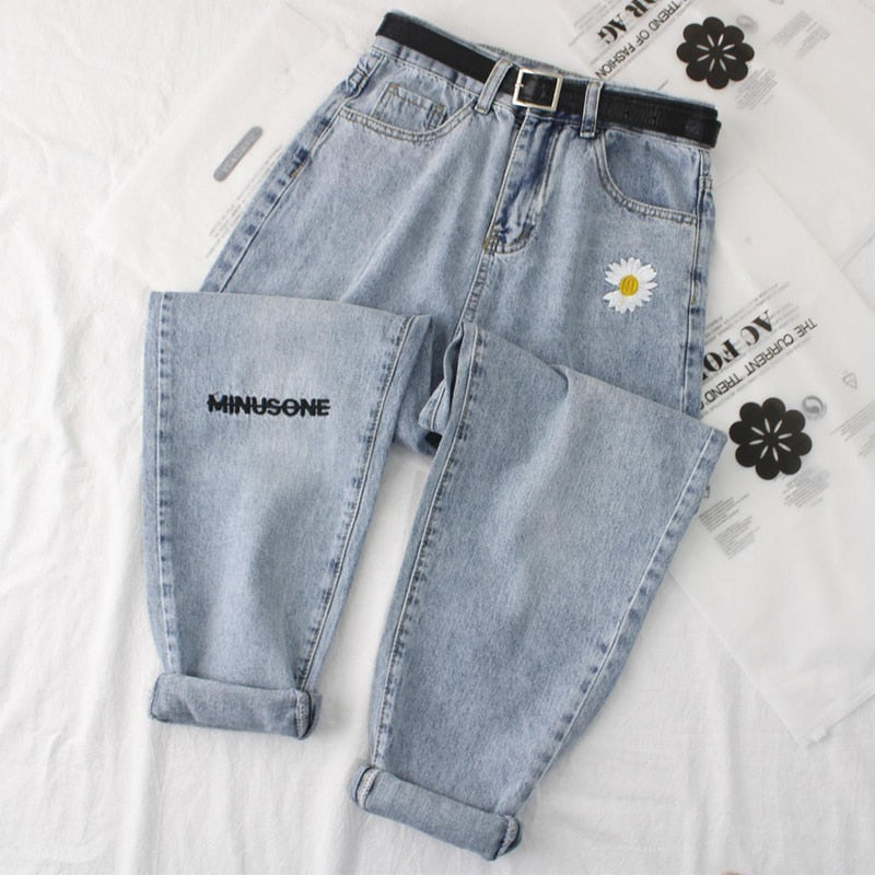White Jeans Korean Fashion