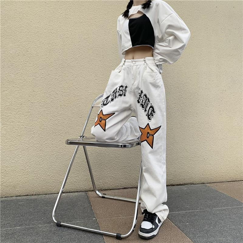 White Jeans Korean Fashion