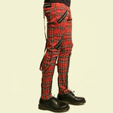 TRIPP BONDAGE RED STRAPS MENS PANT ALTERNATIVE PUNK EMO JEANS PANT
