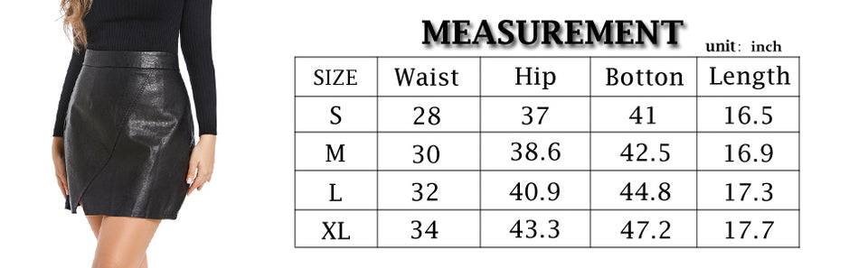 High Waist Elastic  Female Skirts