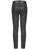 Men's Syndicate Trousers Pants Steampunk Black Brocade