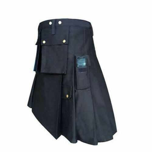 Scottish Traditional Cotton Utility kilt for men
